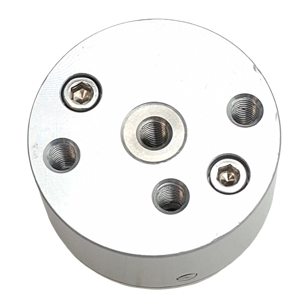 Blockwise CAA Simpluer Panel-Mount Luer Fitting Quick Connector, 80psi, #10-32