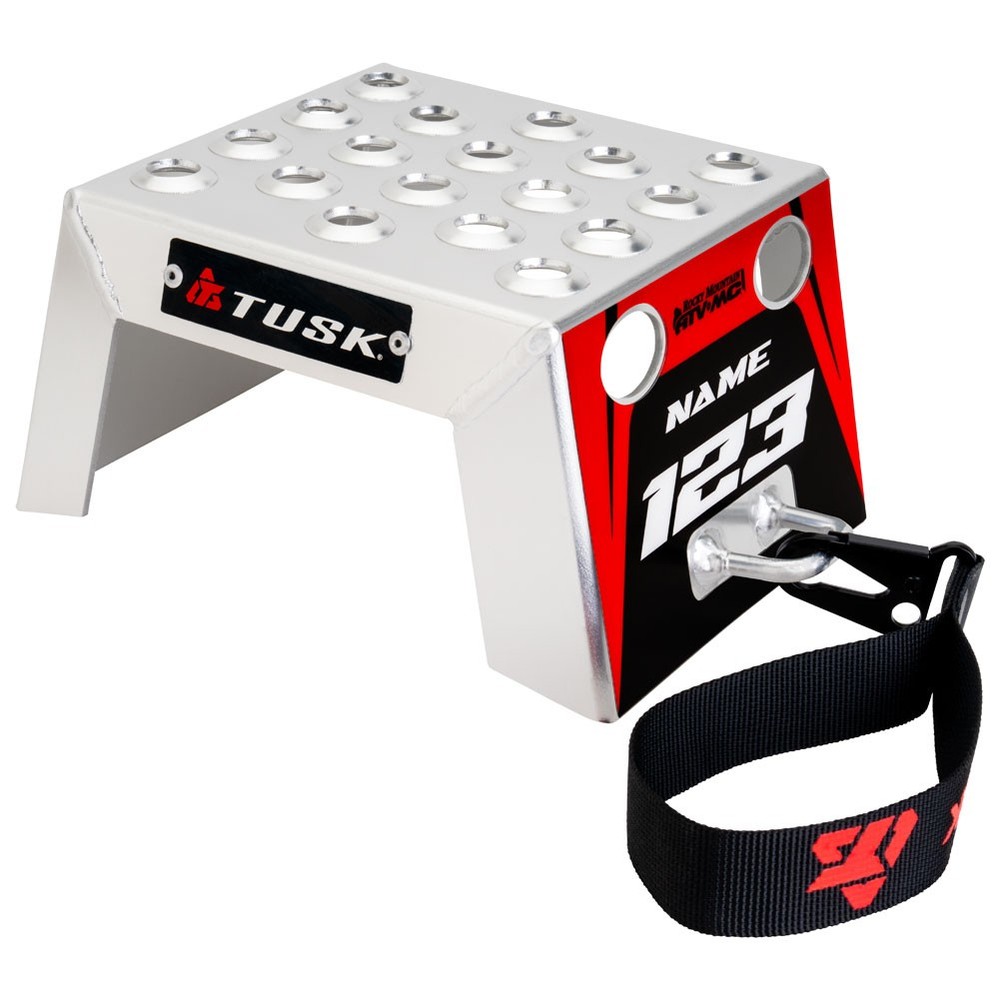 Tusk Moto Starting Blocks - Rev Red 4"