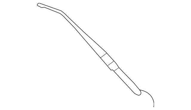 Genuine GM Passenger Side Windshield Wiper Arm 15829647