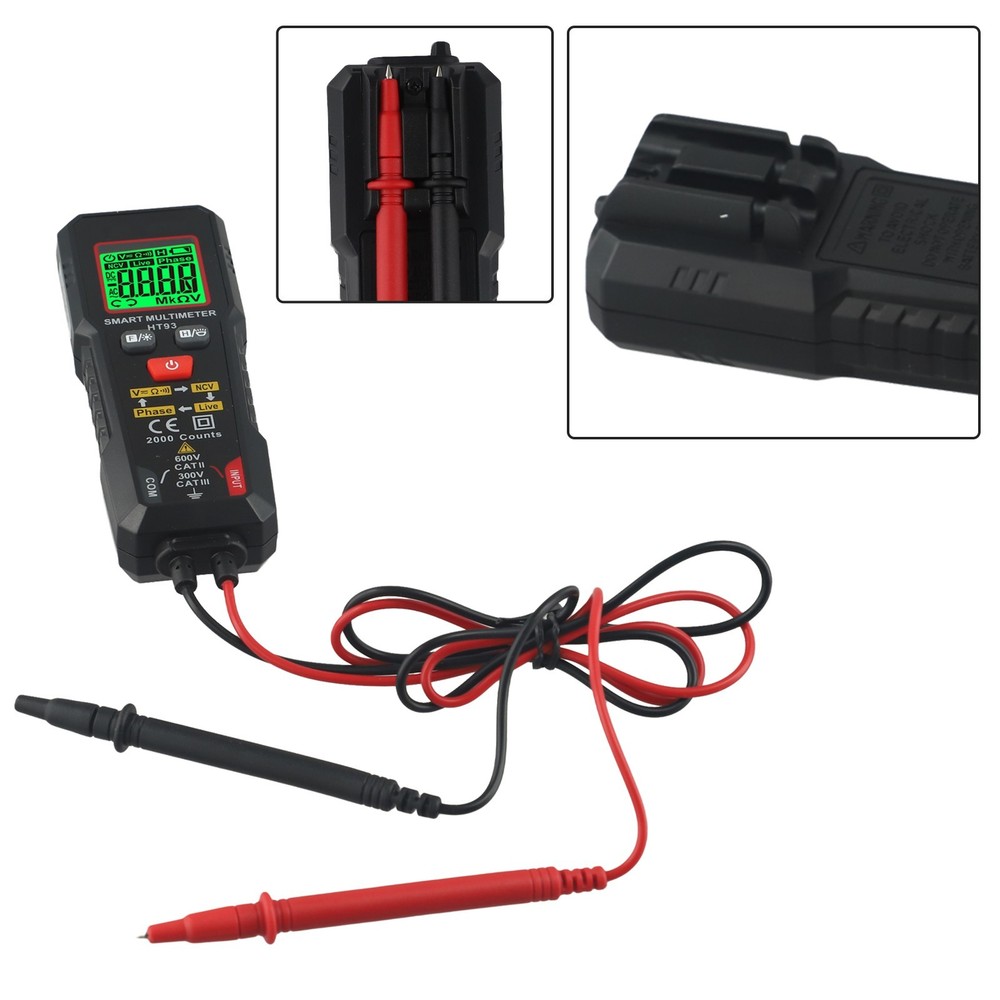 HT93 Handheld NCV DETECTION Multimeter Essential Tool for Electrical Work