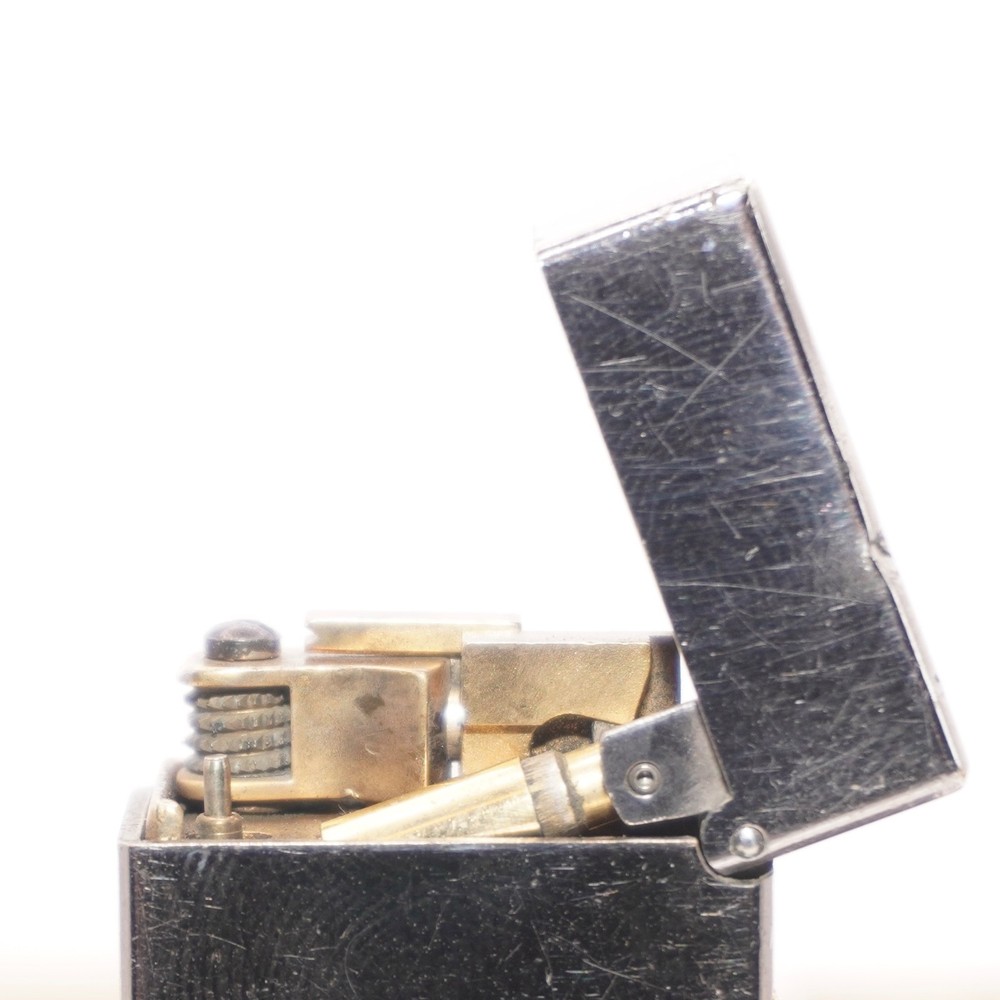 Dunhill Lighter Palladium Plate _Ultrasonically Cleaned_Working