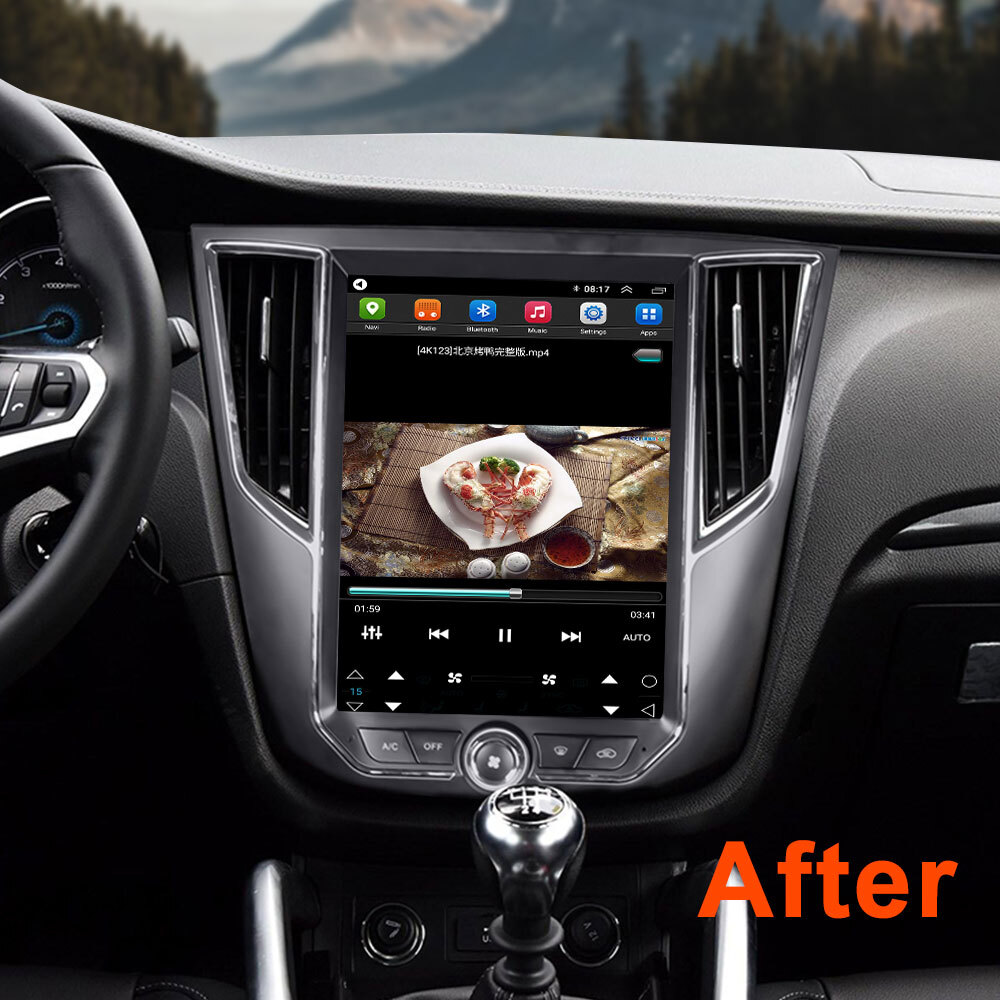 Tesla style Android multimedia Player For Zotye SR7 2016+ GPS Navigation Screen