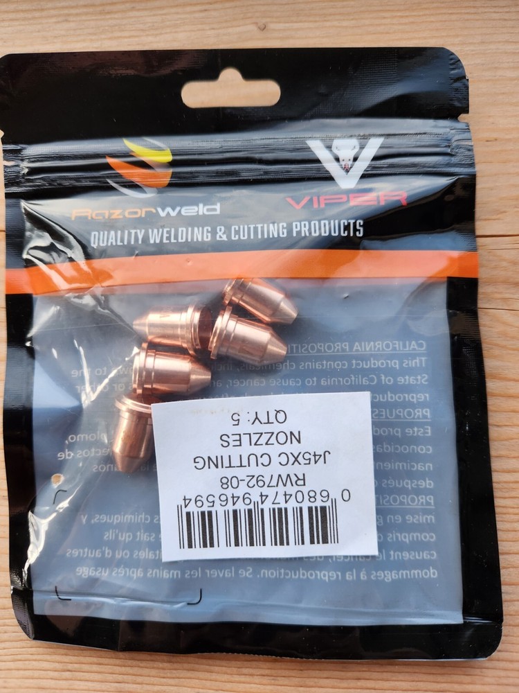 Razorweld 45 J45XC Cutting Nozzles