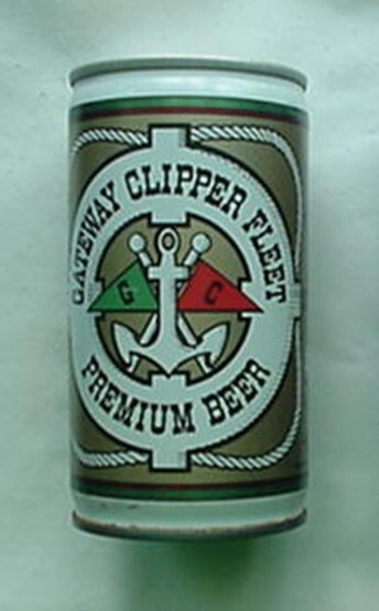 GATEWAY CLIPPER FLEET (PITTSBURGH) 1970s BEER CAN