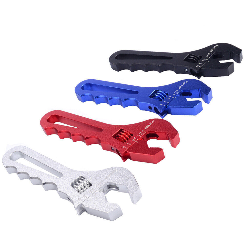 Adjustable Aluminum Wrench Spanner Hand Tool for AN3-AN16 Hose End Fitting