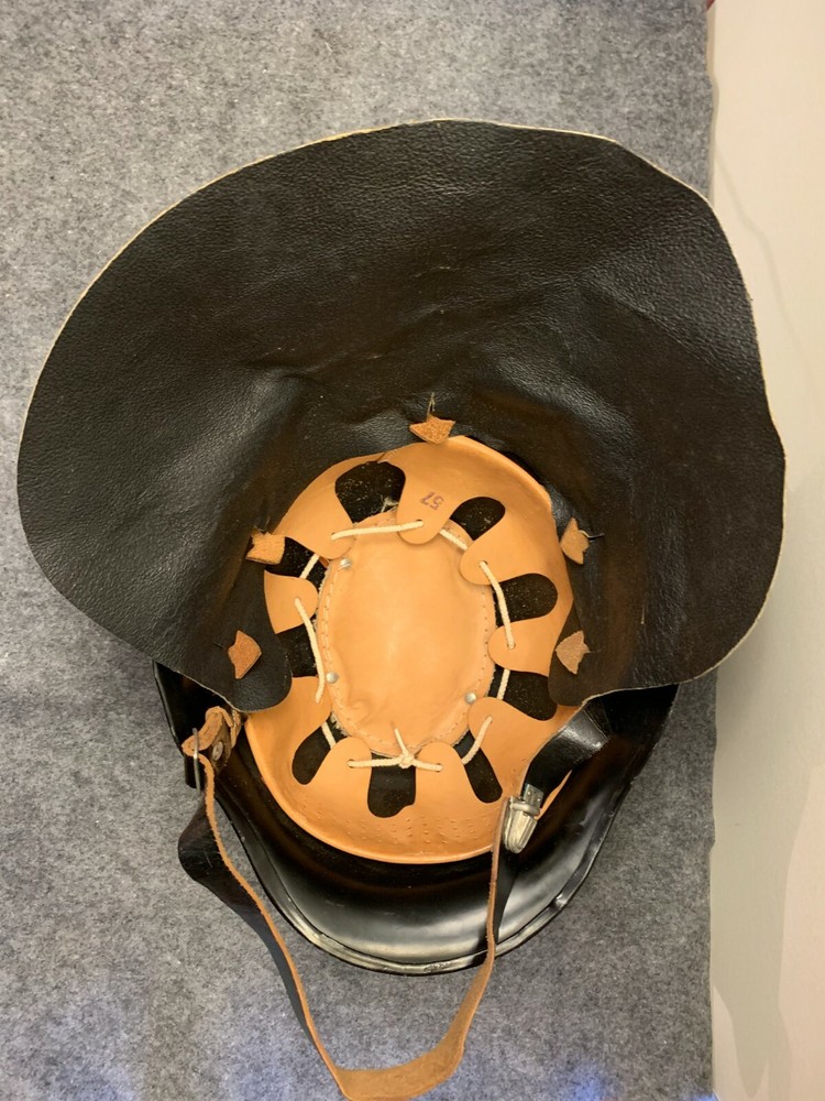 German Firefighter Protective Helmet 1960's