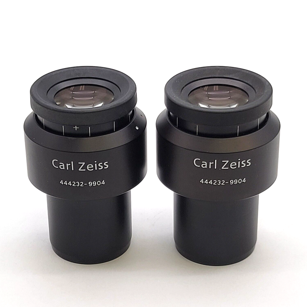 Zeiss Microscope Eyepiece Pair E-Pl 10x/20 444232-9904