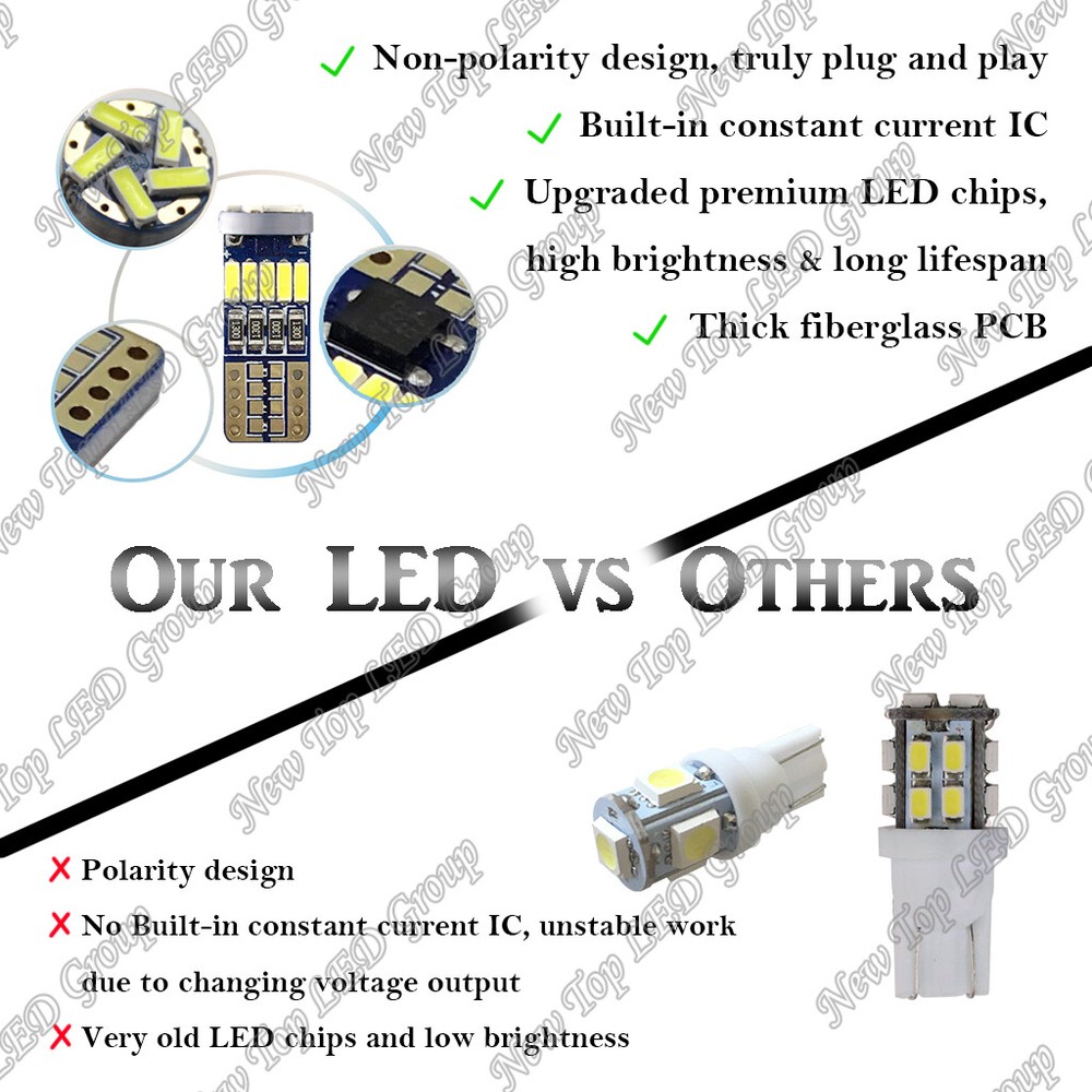 White Interior LED Lights Package Kit For 2005-2013 Chevy Chevrolet Corvette C6