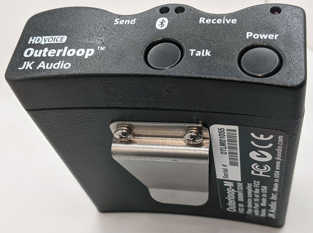 JK Audio Outerloop XLR M Intercom Belt Pack, READ!