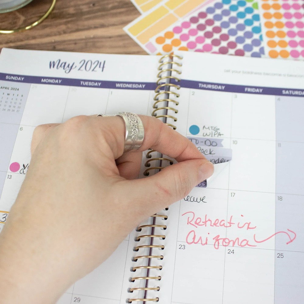 bloom daily planners Planner Stickers, Color Coding Pack, Bright