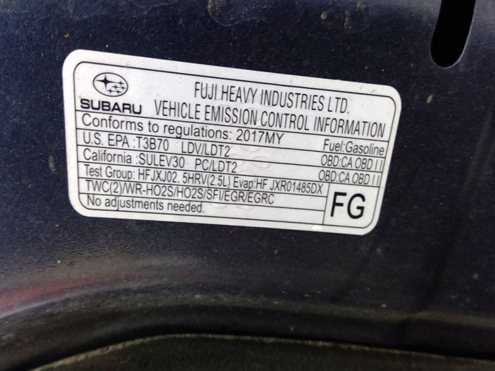 LEGACY 2017 Transmission Shift 984913