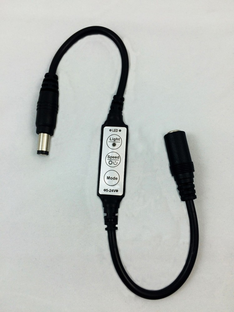 Micro Effects orange LED Light & Control Strobe Flash Blink 9 Volt MEL-PO1-D-9VB