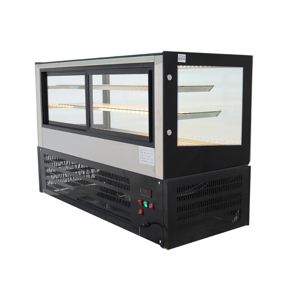220V 47.2" Refrigerated Cake Display Cabinet 3 Layers Vegatable Fruit Showcase