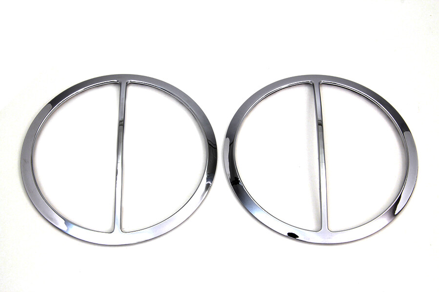 Chrome Front Speaker Accents For 2014-2020 Harley Touring