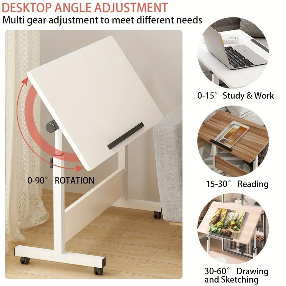 Mount-It! MI-7940 Mobile and Height Adjustable Stand Up Computer Work Station