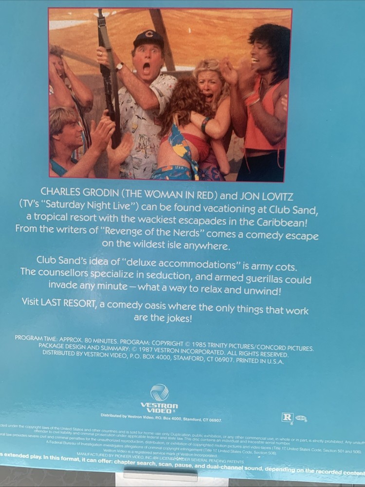 Laserdisc - Last Resort Extended Play - Great Condition