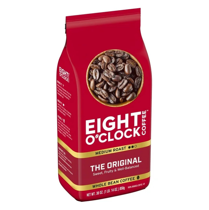 ( 2 Pack ) Eight O'Clock The Original, Medium Roast, Whole Bean Coffee 30oz