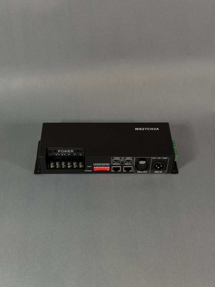 WS27CH3A DMX512 LED Decoder Controller 27 Channel – 12V/24V – Tested