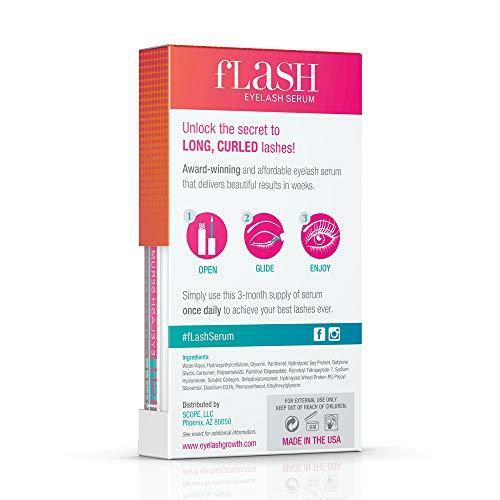 fLASH Eyelash Serum for Longer-Looking Lashes