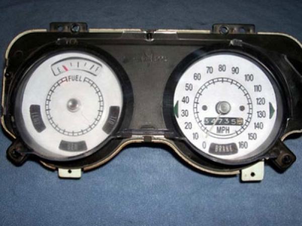 White Face Gauges for 1969 Pontiac Firebird