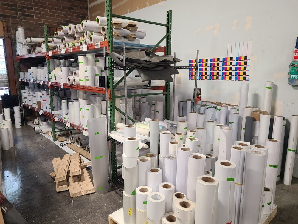 4.0mil Gloss White Polyester Mylar Print Aqueous Melinex Inkjet Rolls