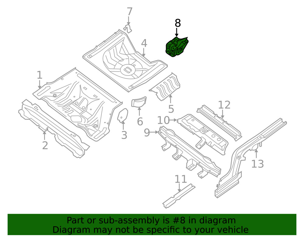 Genuine Nissan Tie Down Hook E1151-JB5MA