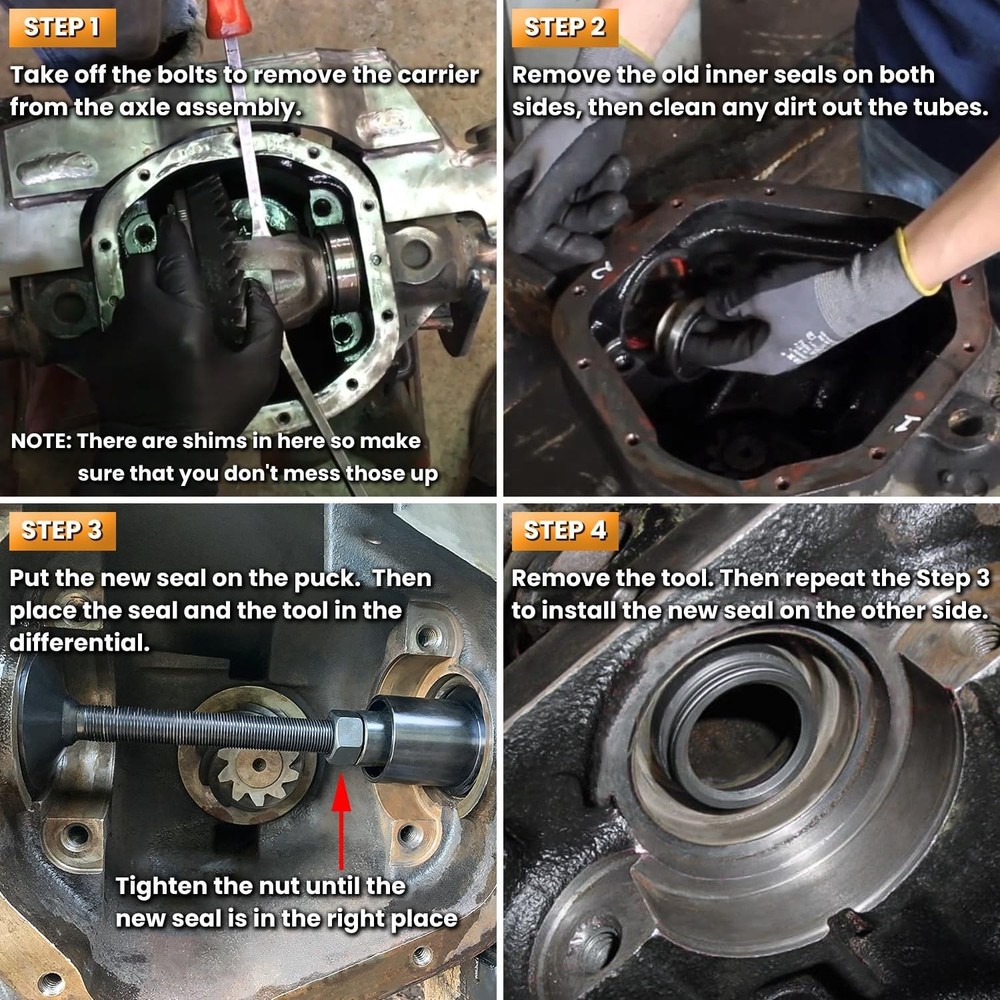 Inner Axle Side Seal Installation Tool for Dana 30/44/60 Front Differentials for
