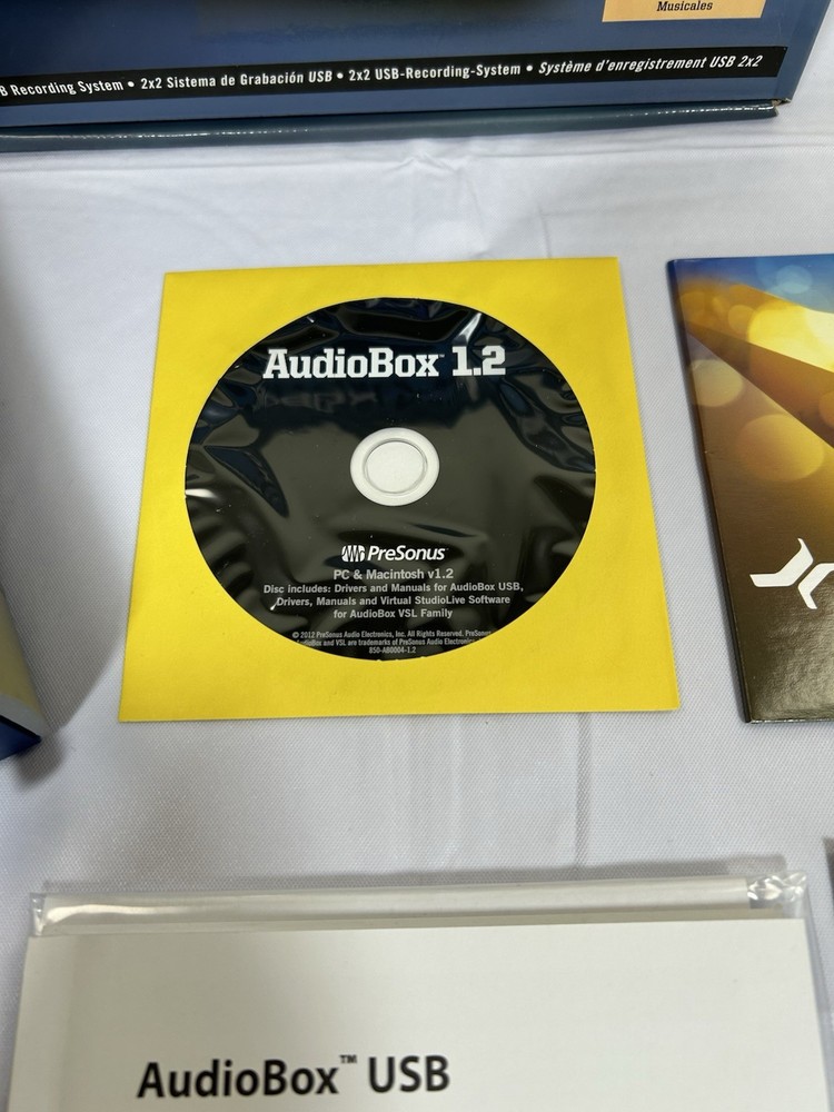 PreSonus AudioBox USB 2x2 Recording System MIDI Interface - USED