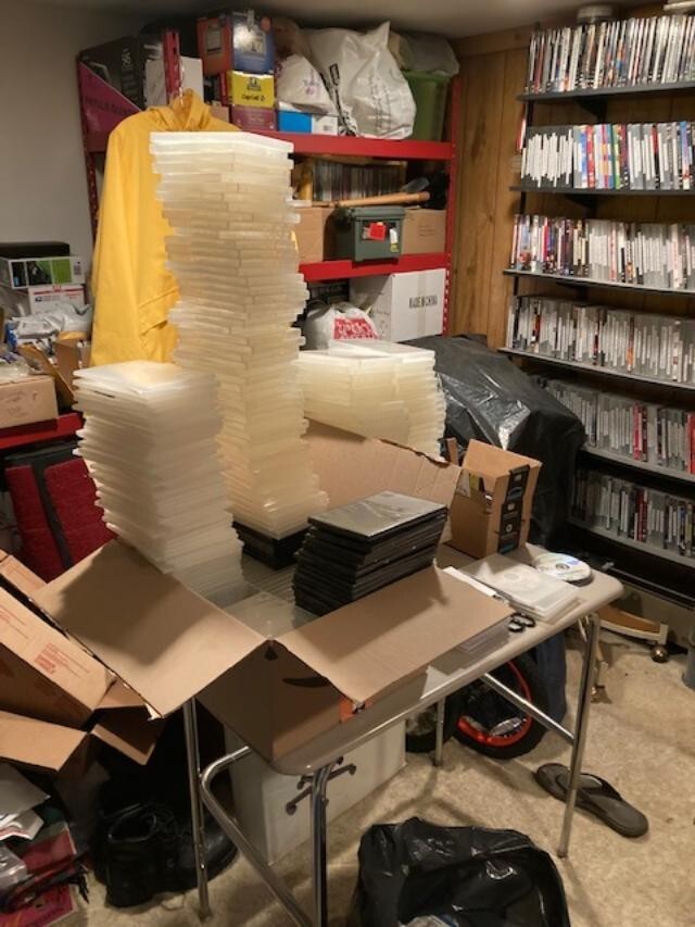 (10) ten - Double CLEAR 14mm DVD Cases (1/2")