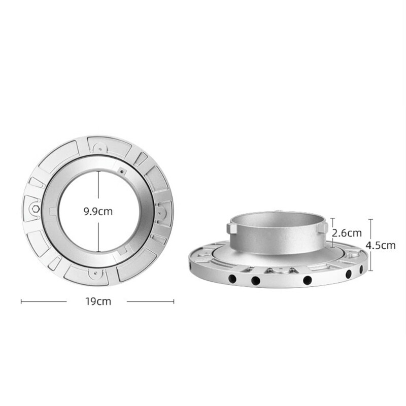 Durability Lightweight Bowen Mount Adapter Compatible for Studio Lighting