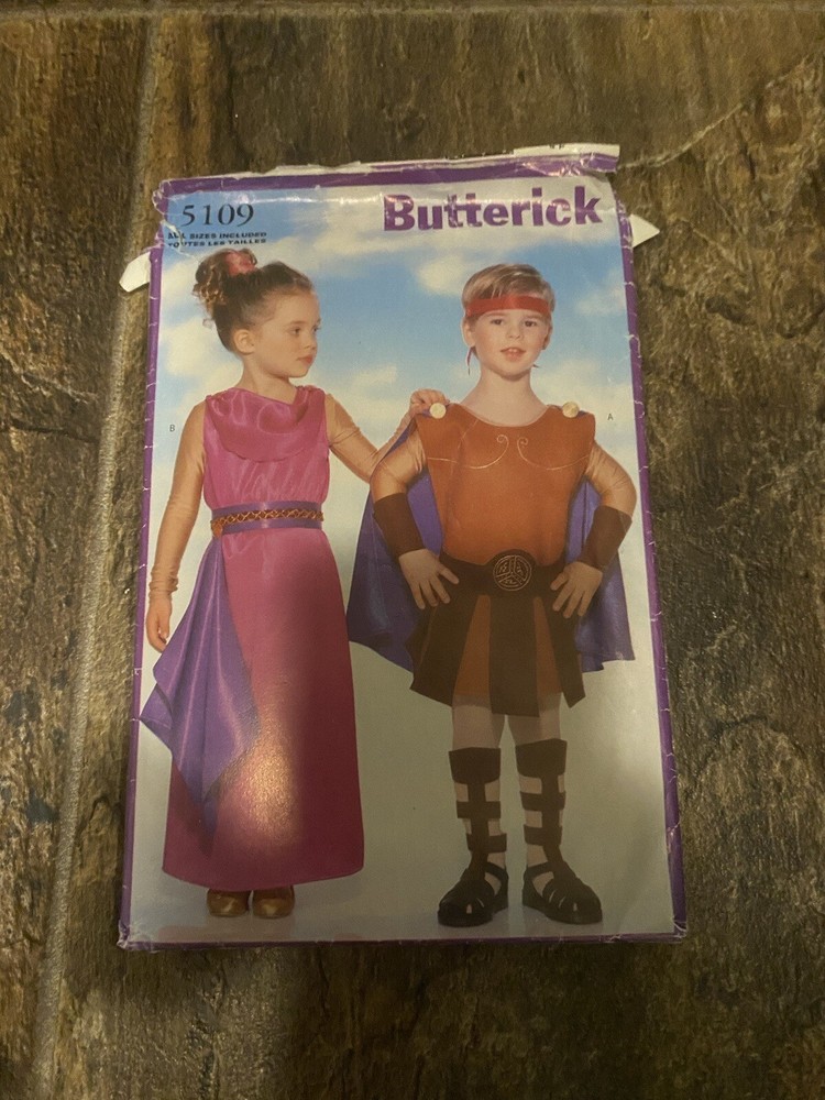 Butterrick All Sizes Costume Sewing Pattern 5109