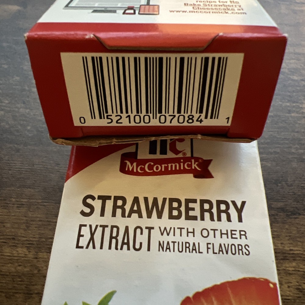 McCormick Strawberry Extract 2 Bottles 2 fl oz each