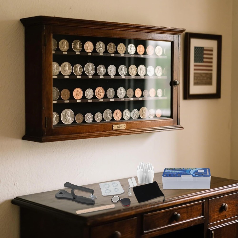 Coin Ping Tester Kit, Size Comparison, Portable & Technical Specifications Style