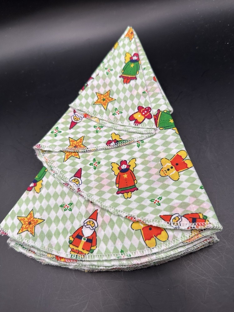 5-Christmas Tree Folded Napkins
