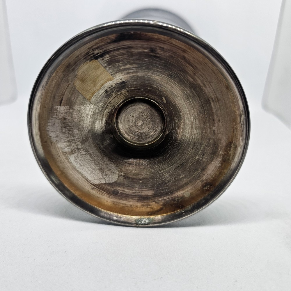 Silver Plates Goblet 6.5 Inches Tall