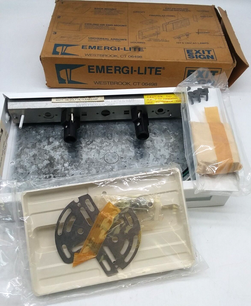 Emergi-Lite W-X12-R-120 Exit Sign
