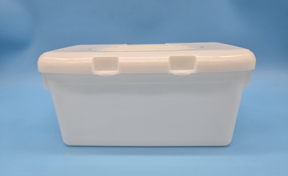 Huggies Baby Wipes EMPTY Container White With Pop Up Top