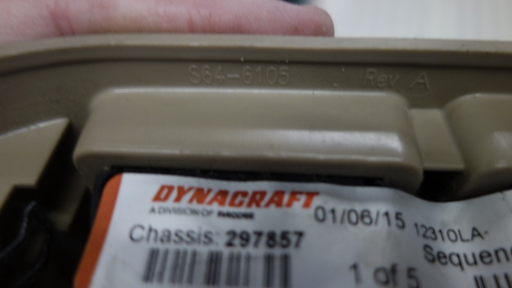 PACCAR Dash Panel S64-6105 Panel with Four Switches