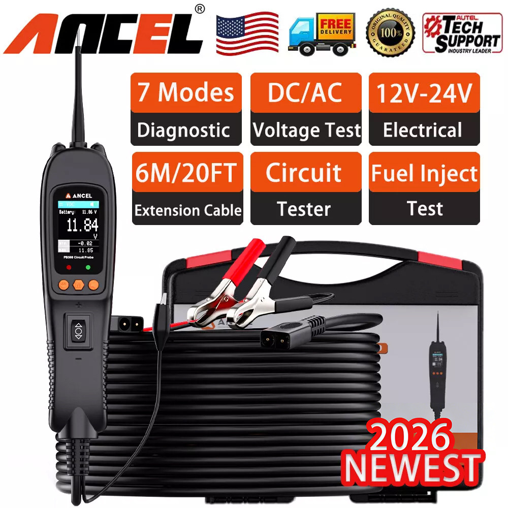 Ancel PB500 Circuit Probe Tester Kit Electrical System 12V/24V Diagnostic Tool
