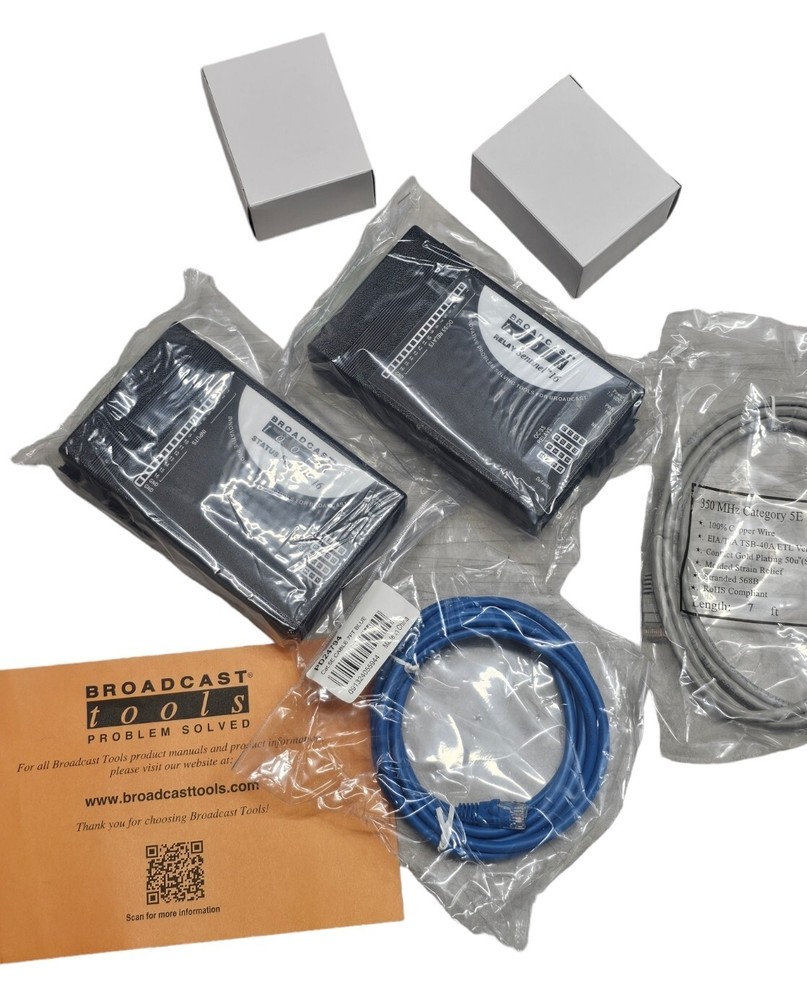 Broadcast Tools Relay And Status  Sentinel 16 New In Box