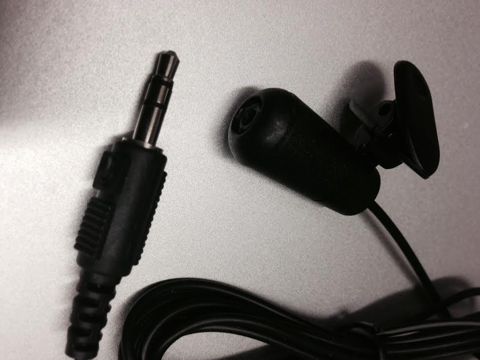 External Microphone Camera Mic Windscreen Stereo Audio for Drift Ghost & Ghost-S