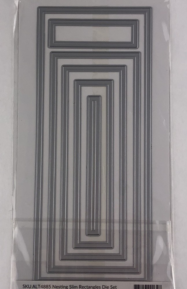 Altenew Nesting Slim Rectangles Dies Set Slimline New