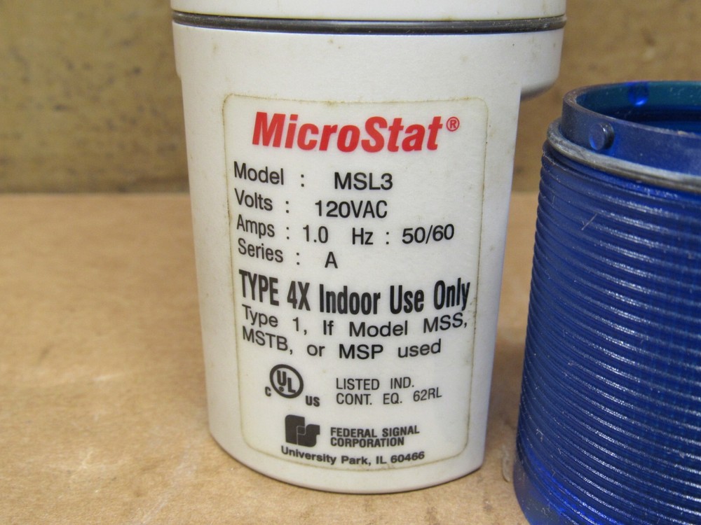MSL3 STATUS INDICATOR STACK LIGHT 3 LIGHTS 4 Colors MicoStat