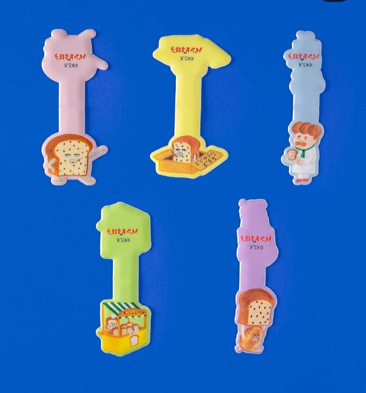 Pan Dorobou / bread thief magnetic bookmarks