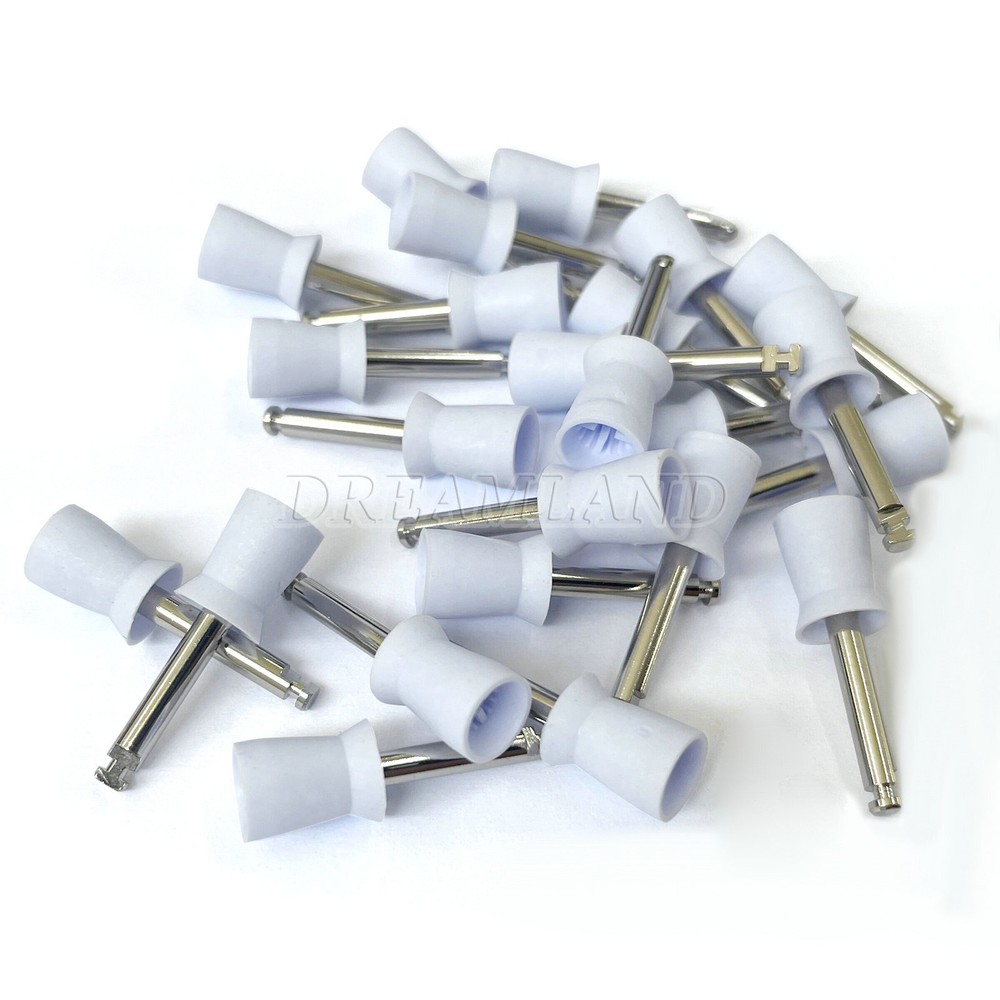 100PCS Dental Prophy Teeth Polishing Cups Cup Latch-Type Rubber