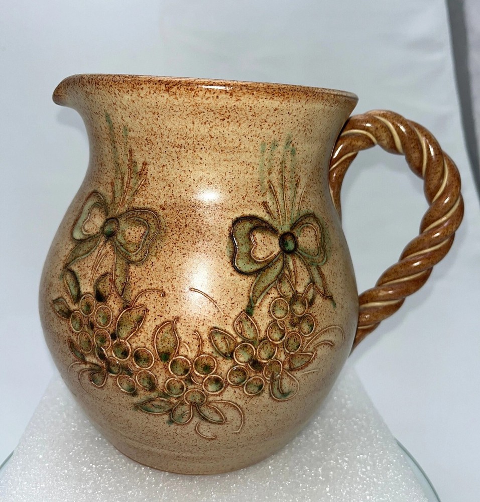 Vintage 6" Pottery Pitcher from Home Interiors