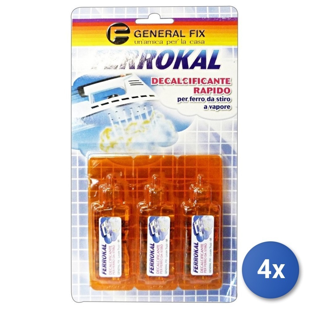 4X Steam Iron Anti-Scale 3 Pieces General Fix