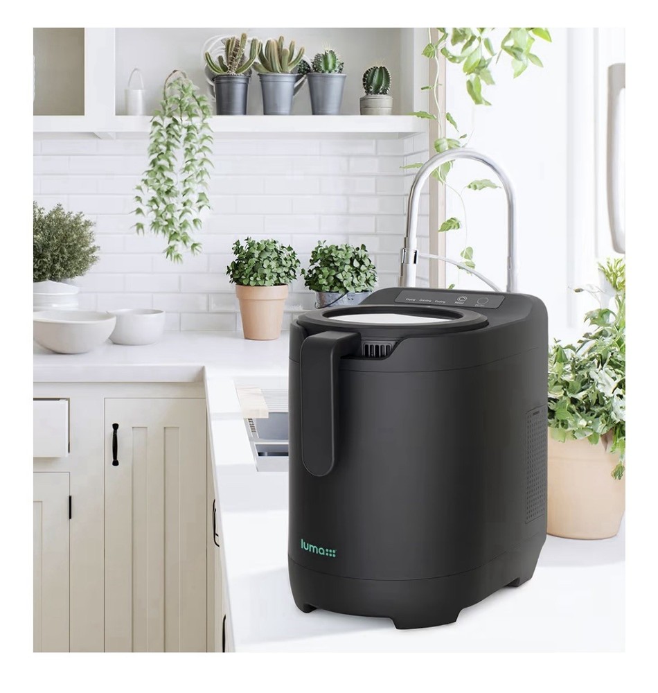 Luma - Electric kitchen composter, 2.5 liter capacity, composting container for