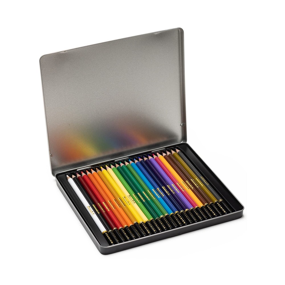 24 Pack Colored Pencils Soft Core Drawing Sketch Set