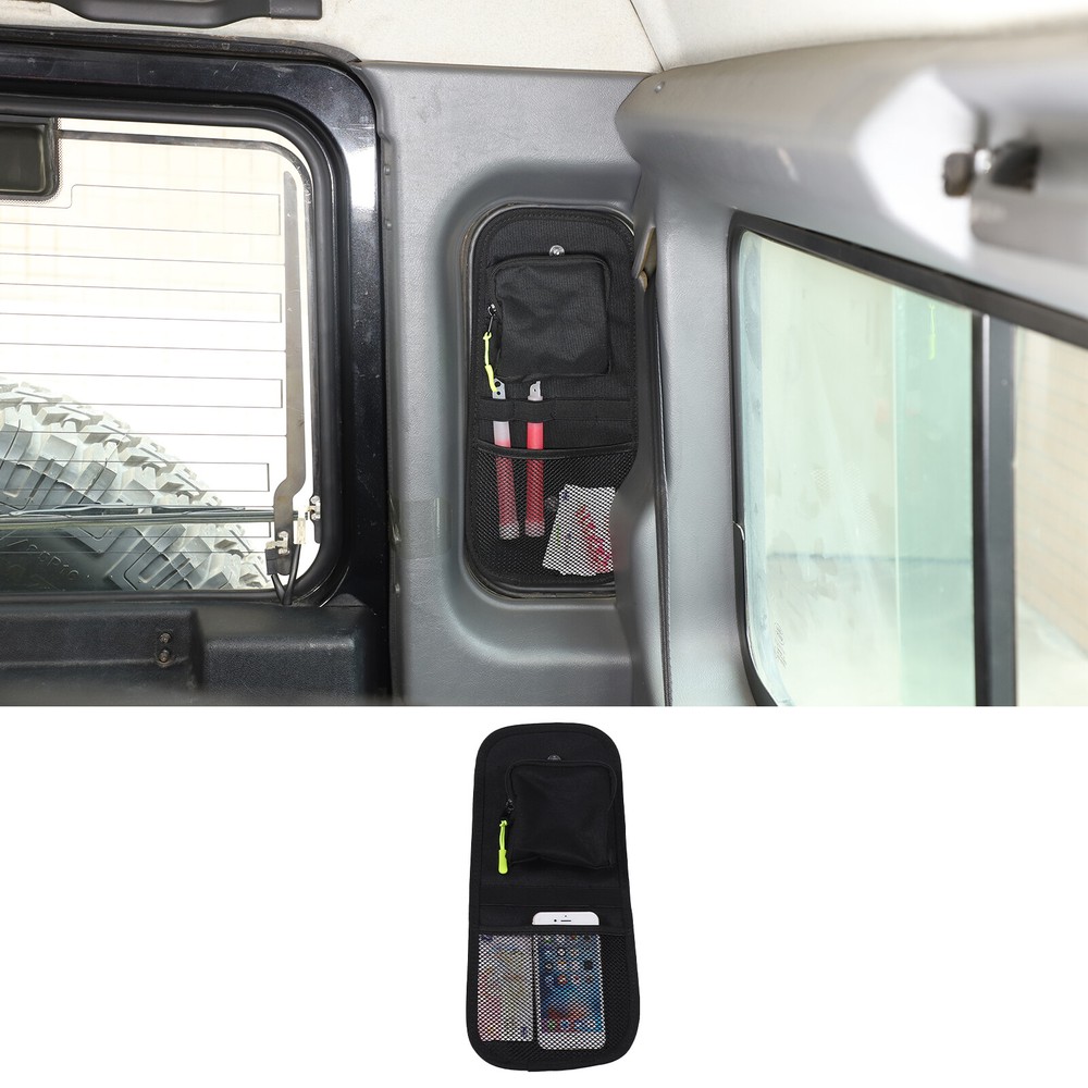 2PCS Tailgate Side Window Storage Bag For Land Rover Defender L663 2004-2018